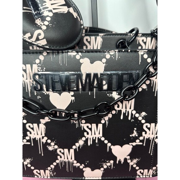 Viral Halloween Steve Madden Bevelyn Dripping Bleeding Hearts HandBag - Picture 4 of 4